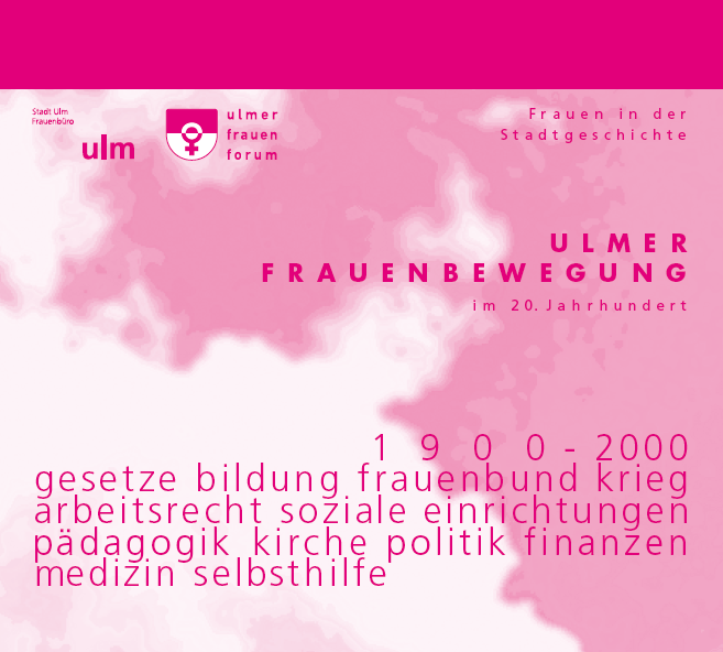 Titelbild der Broschüre  Ulmer Frauenbewegung
