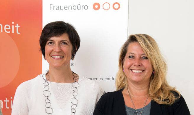 Die Leiterinnen des Frauenbüros, Gabriele Sälzle und Diana Bayer