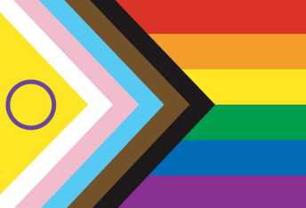 Queere Pride Flagge