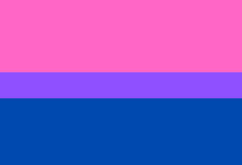 Bisexuelle Pride Flagge